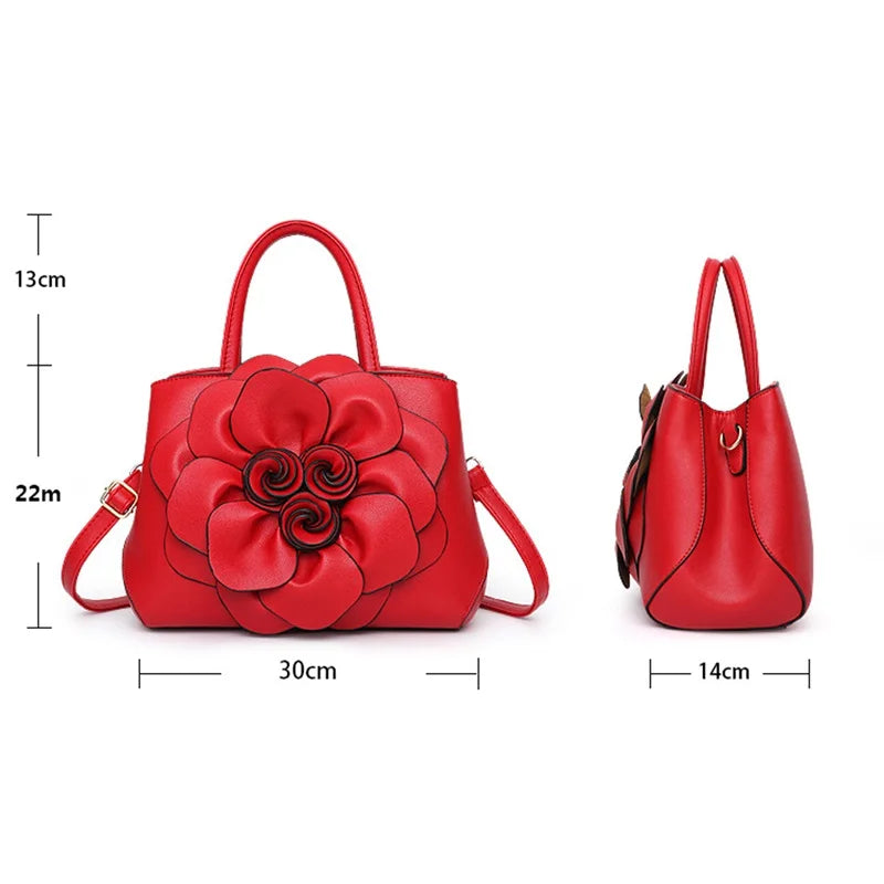 Bolsa Tote Feminina de Couro Impermeável - Florata [037] - Bolsa Tote Feminina de Couro Impermeável - Florata Miazzi 