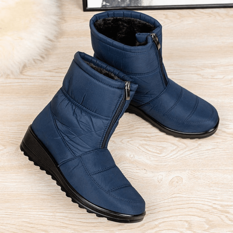 Bota de Inverno Jana Peluciada Impermeável - Promoção Válida Apenas Hoje! [027] - Bota de Inverno Jana Peluciada Impermeável - Promoção Válida Apenas Hoje Miazzi Azul 34 