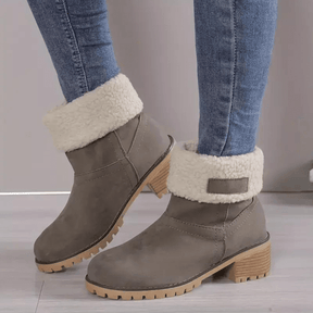 Bota Feminina Chelsea Forrada Com Lã | Sheepy ® [065] - Bota Feminina Chelsea Forrada Com Lã | Sheepy ® Miazzi Cinza 33 