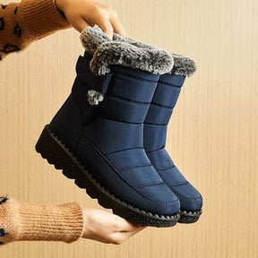 Bota Feminina de Inverno Impermeável Ashfield [005] - Bota Feminina de Inverno Impermeável Ashfield Miazzi Azul 33 