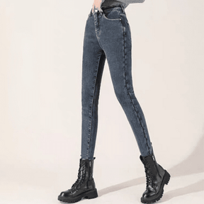 Calça Jeans Peluciada Para o Inverno - Jeans Hot [029] - Calça Jeans Peluciada Para o Inverno - Jeans Hot Miazzi 