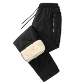 Calça Moletom Térmica Impermeável/Top Fit -Diga Adeus ao Frio Nas Pernas! [026] - Calça Moletom Térmica Impermeável/Top Fit -Diga Adeus ao Frio Nas Pernas! Miazzi Preto P 