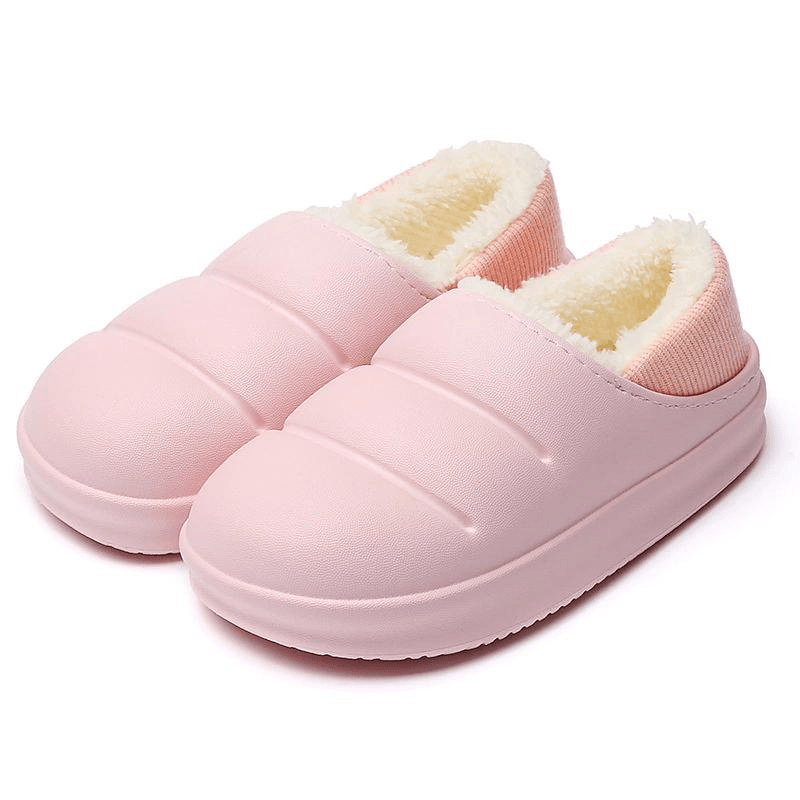 Pantufa Feminina Ortopédica Peluciada - Impermeável e Antiderrapante [066] - Pantufa Ortopédica Peluciada - Impermeável e Antiderrapante Miazzi Rosa 34 