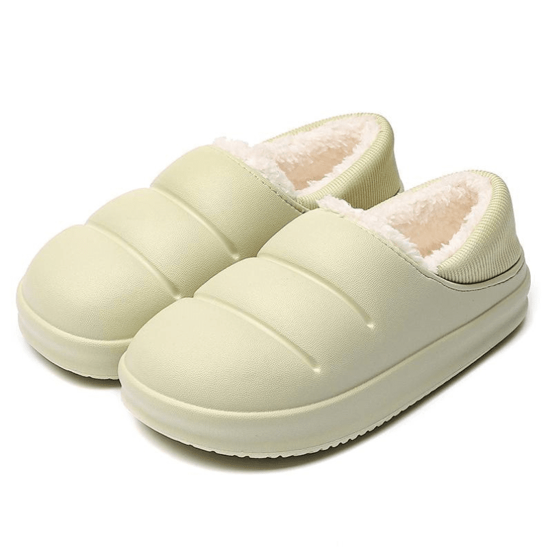 Pantufa Feminina Ortopédica Peluciada - Impermeável e Antiderrapante [066] - Pantufa Ortopédica Peluciada - Impermeável e Antiderrapante Miazzi Verde Claro 34 